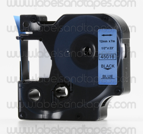 45012 ROSSO SU TRASPARENTE NASTRO COMPATIBILE DYMO D1 CASSETTA LABELMANAGER 12mm
