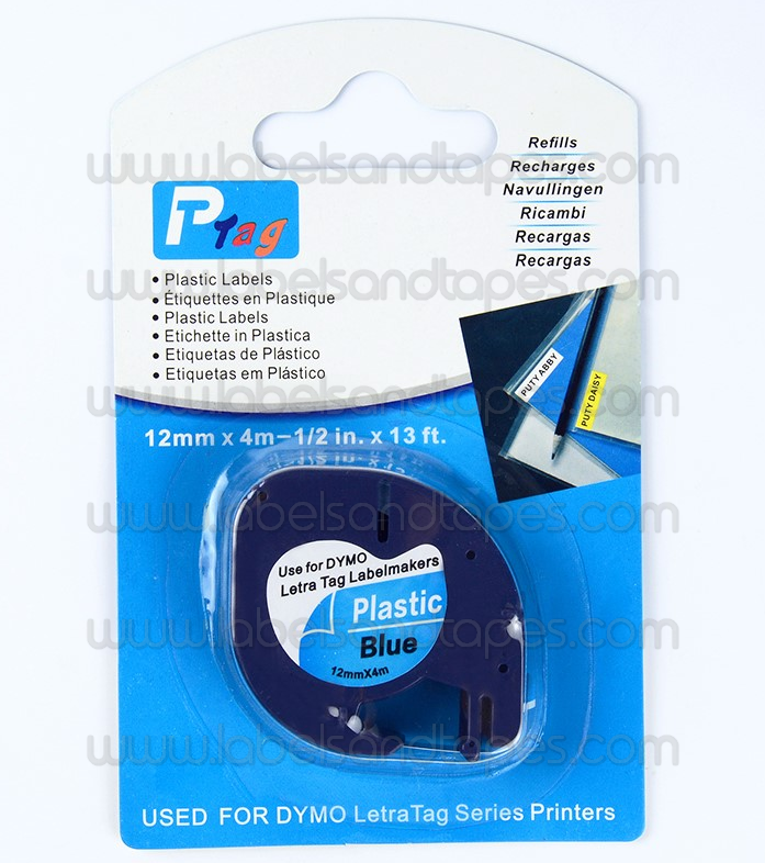 LetraTag-S0721650-91205 - PLASTIC tapes compatible Dymo LetraTag
